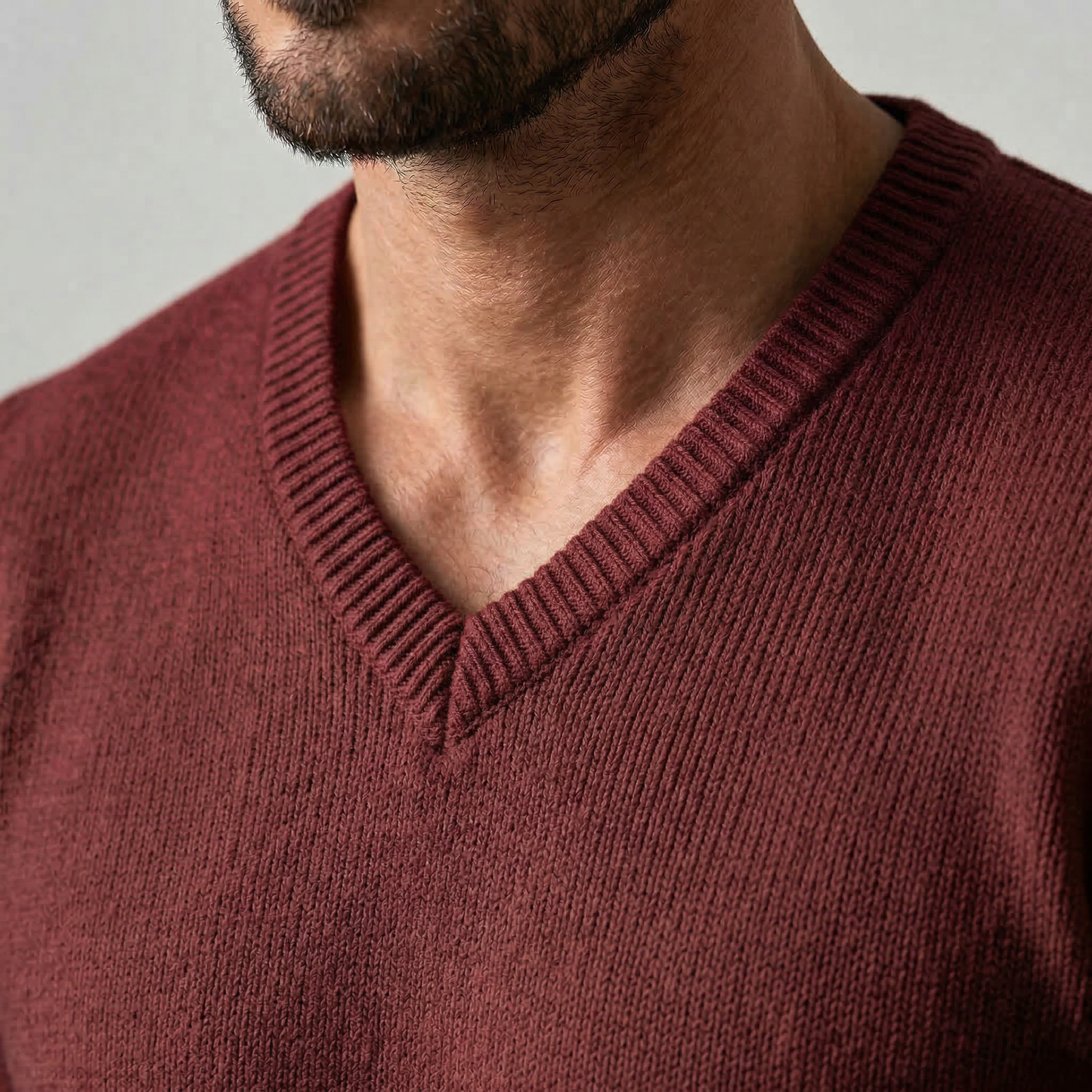 Men’s V-Neck Sweater