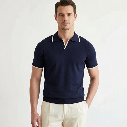 Men’s Luxury Knit Polo Shirt